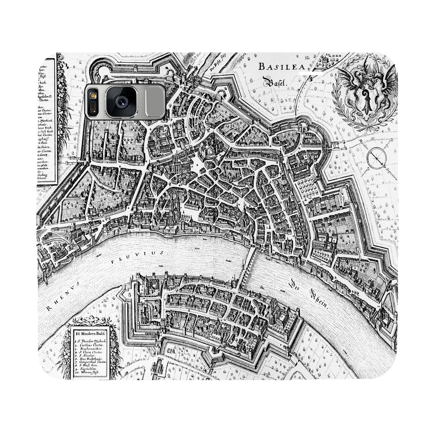 Basel Merian Panorama Case für das Samsung Galaxy S8