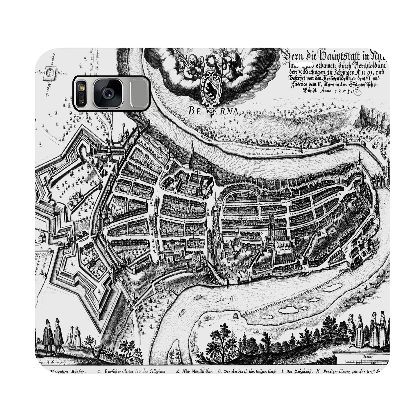 Bern Merian Panorama Case für das Samsung Galaxy S8