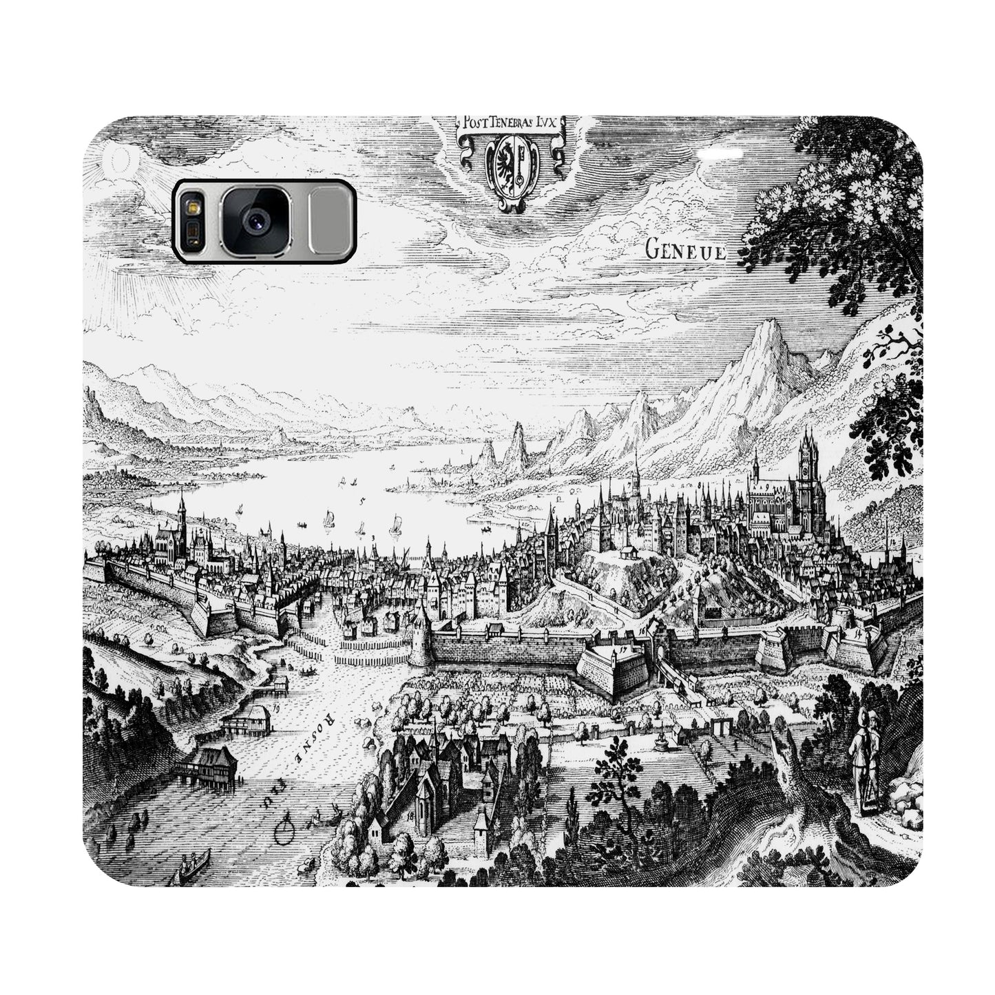 Genève Merian Panorama Case für das Samsung Galaxy S8