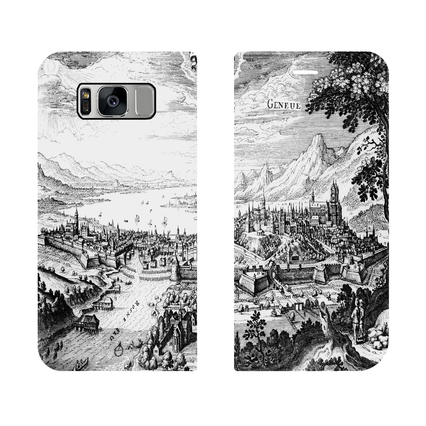 Genève Merian Panorama Case für das Samsung Galaxy S8