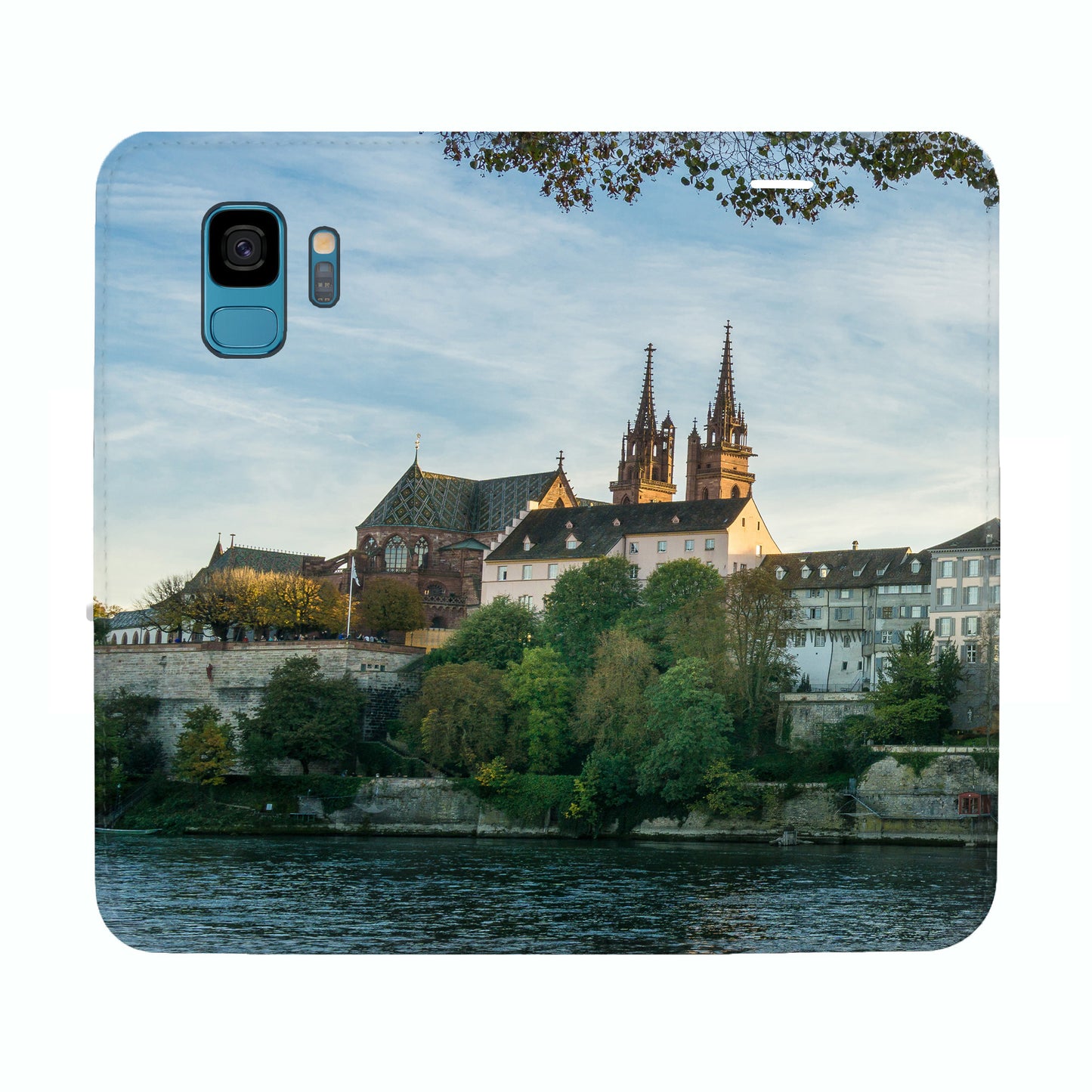 Basel City Münster Panorama Case für das Samsung Galaxy S9