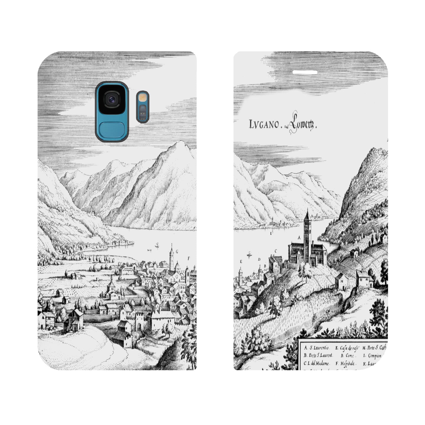 Lugano Merian Panorama Case für das Samsung Galaxy S9