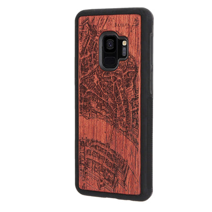 Basel Merian Eden Case made with Rosewood for the Samsung Galaxy S9