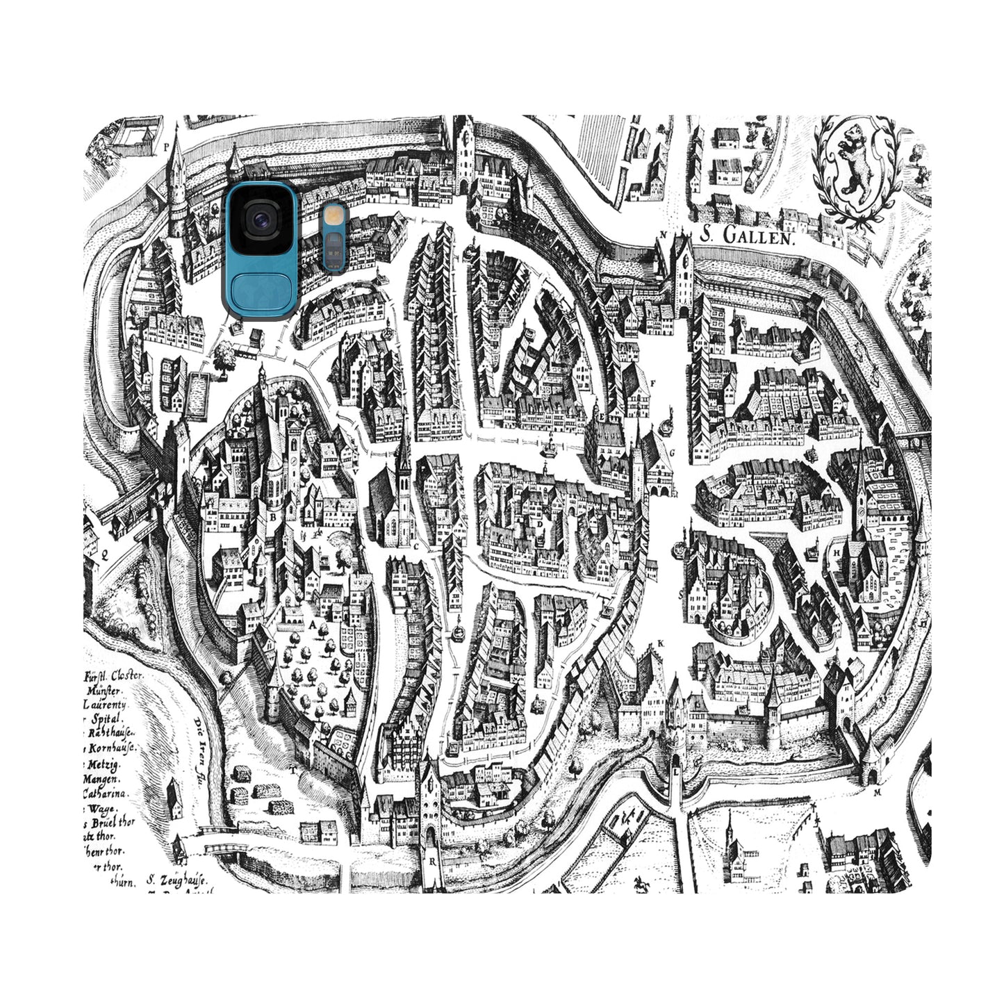 St. Gallen Merian Panorama Case für das Samsung Galaxy S9