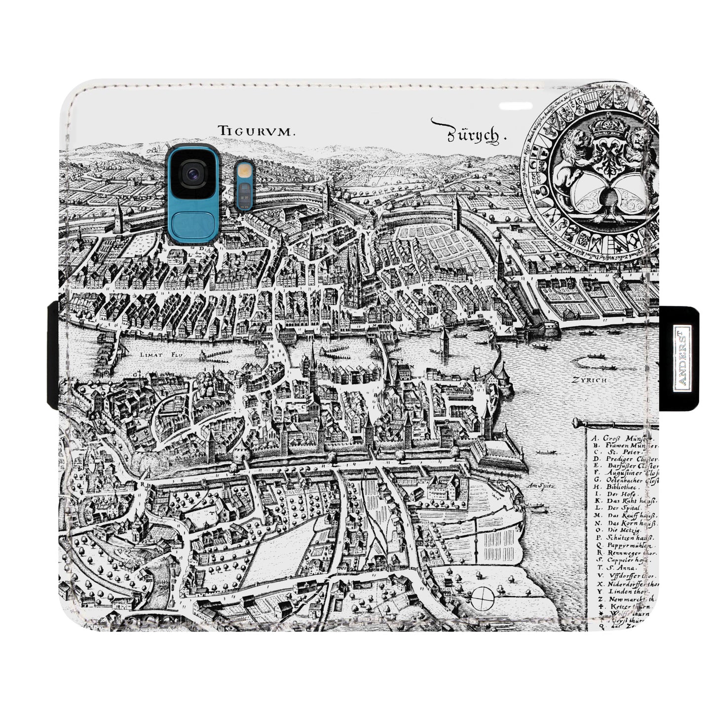 Zürich Merian Victor Case für das Samsung Galaxy S9