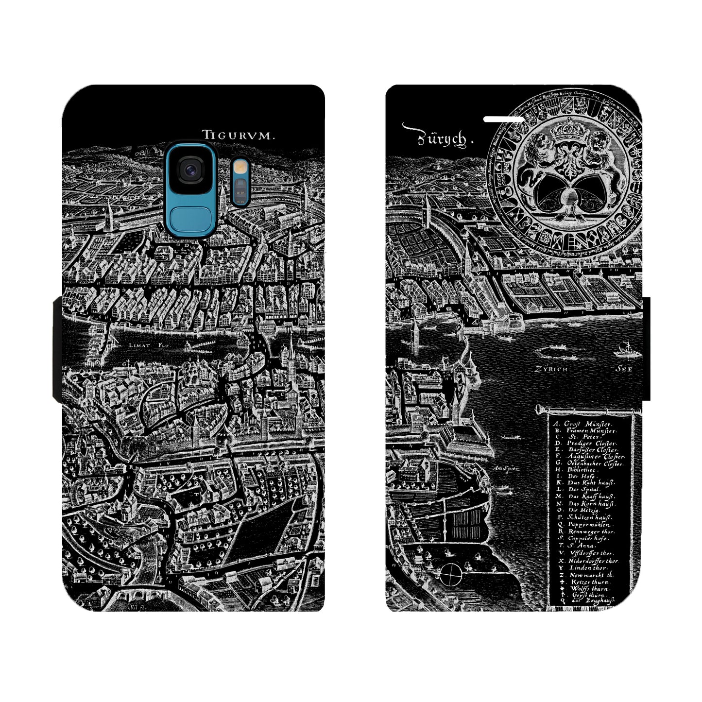 Zurich Merian Negativ Victor Case for the Samsung Galaxy S9