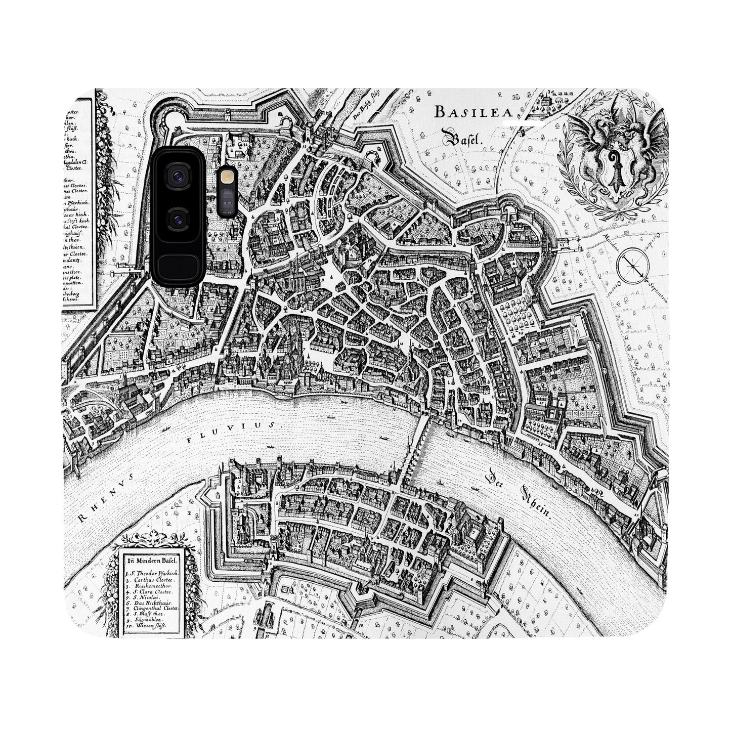 Basel Merian Panorama Case für das Samsung Galaxy S9 Plus