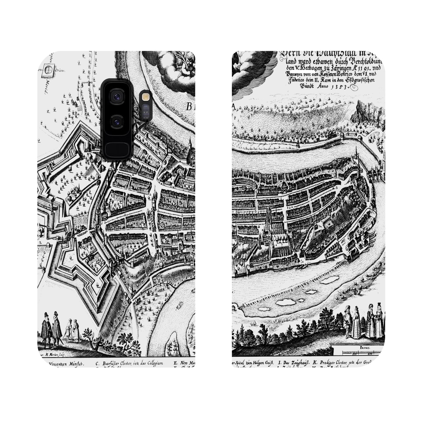 Bern Merian Panorama Case für das Samsung Galaxy S9 Plus