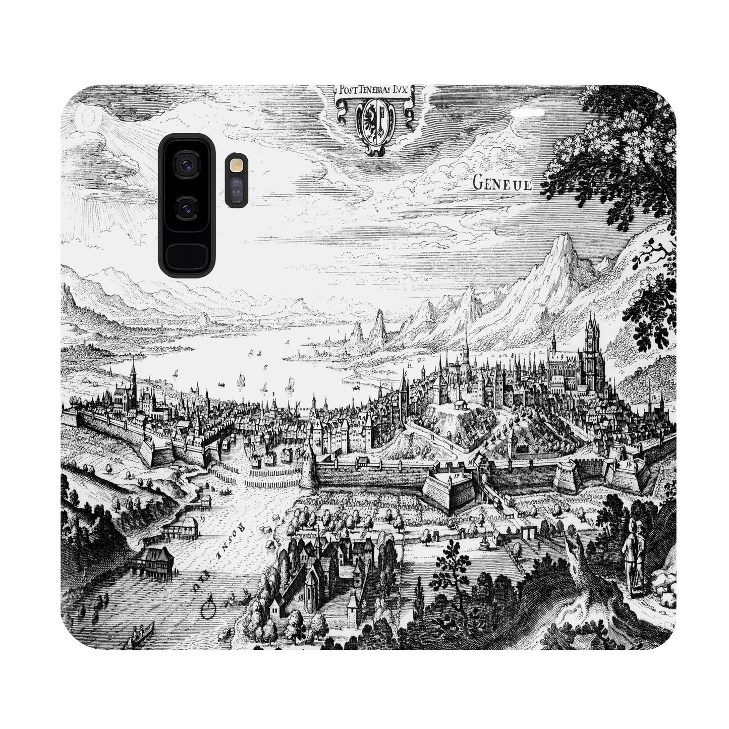 Genève Merian Panorama Case für das Samsung Galaxy S9 Plus