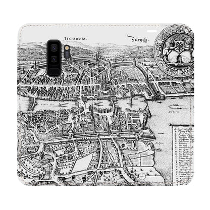 Zürich Merian Panorama Case für das Samsung Galaxy S9 Plus