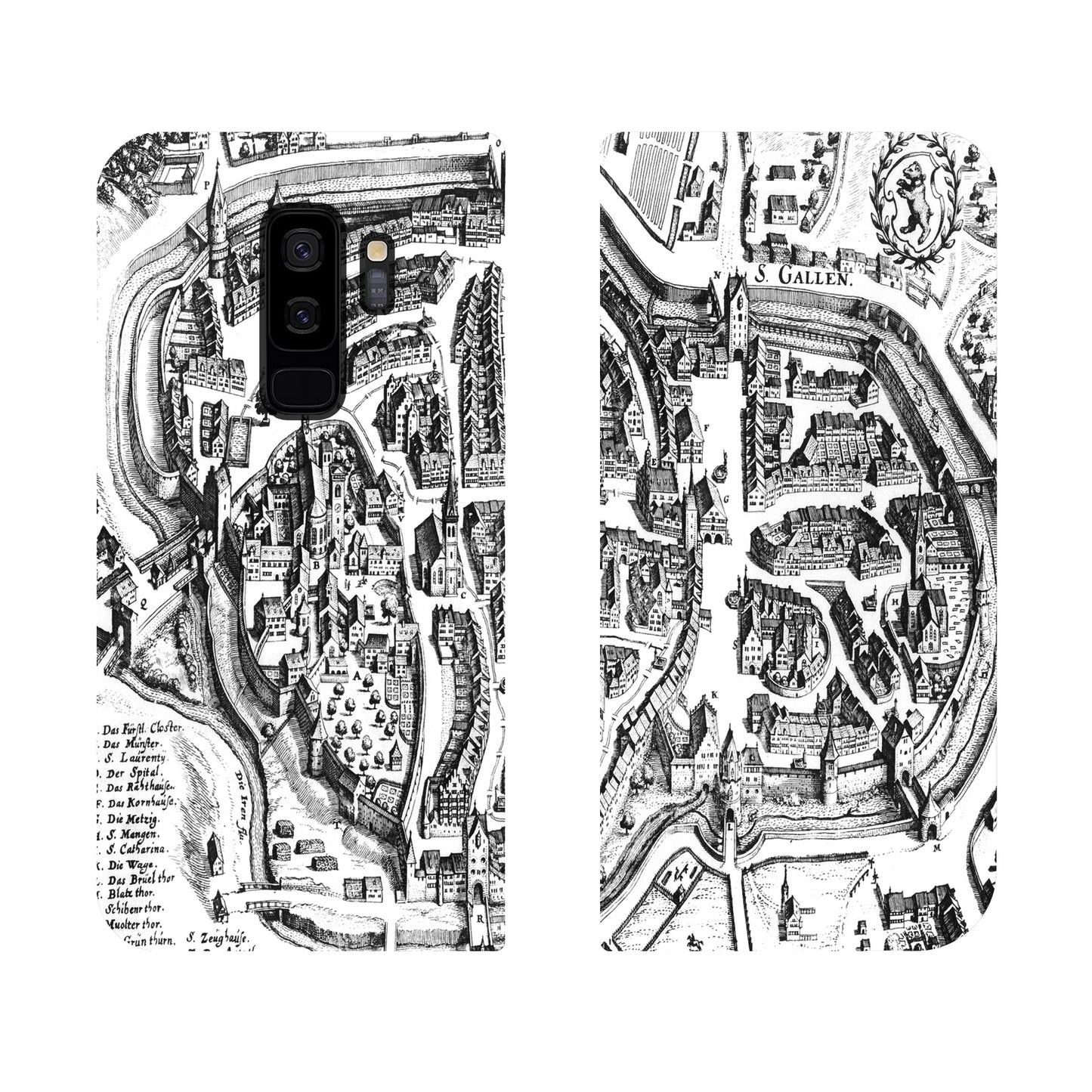 St. Gallen Merian Panorama Case für Samsung Galaxy S9 Plus