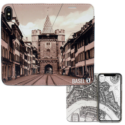 Basel City Spalentor Panorama Case für das iPhone XS Max