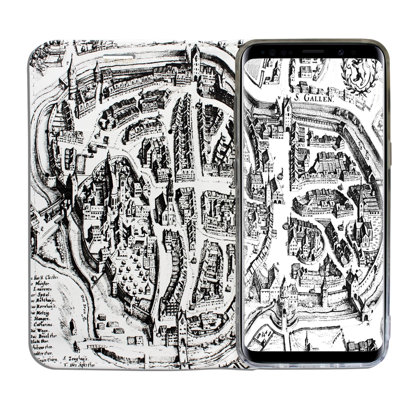 St. Gallen Merian Panorama Case für Samsung Galaxy S9 Plus