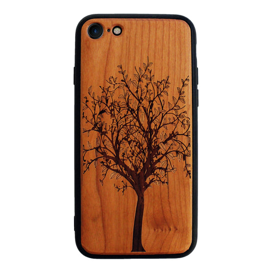 "Tree of Life" Eden Case made with Cherry Wood for the iPhone 7/8/SE 2020/SE 2022