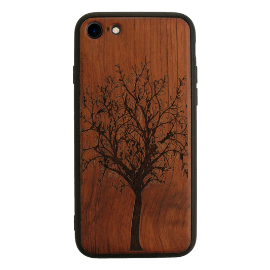 "Tree of Life" Eden Case made with Rose Wood for the iPhone 7/8/SE 2020/SE 2022