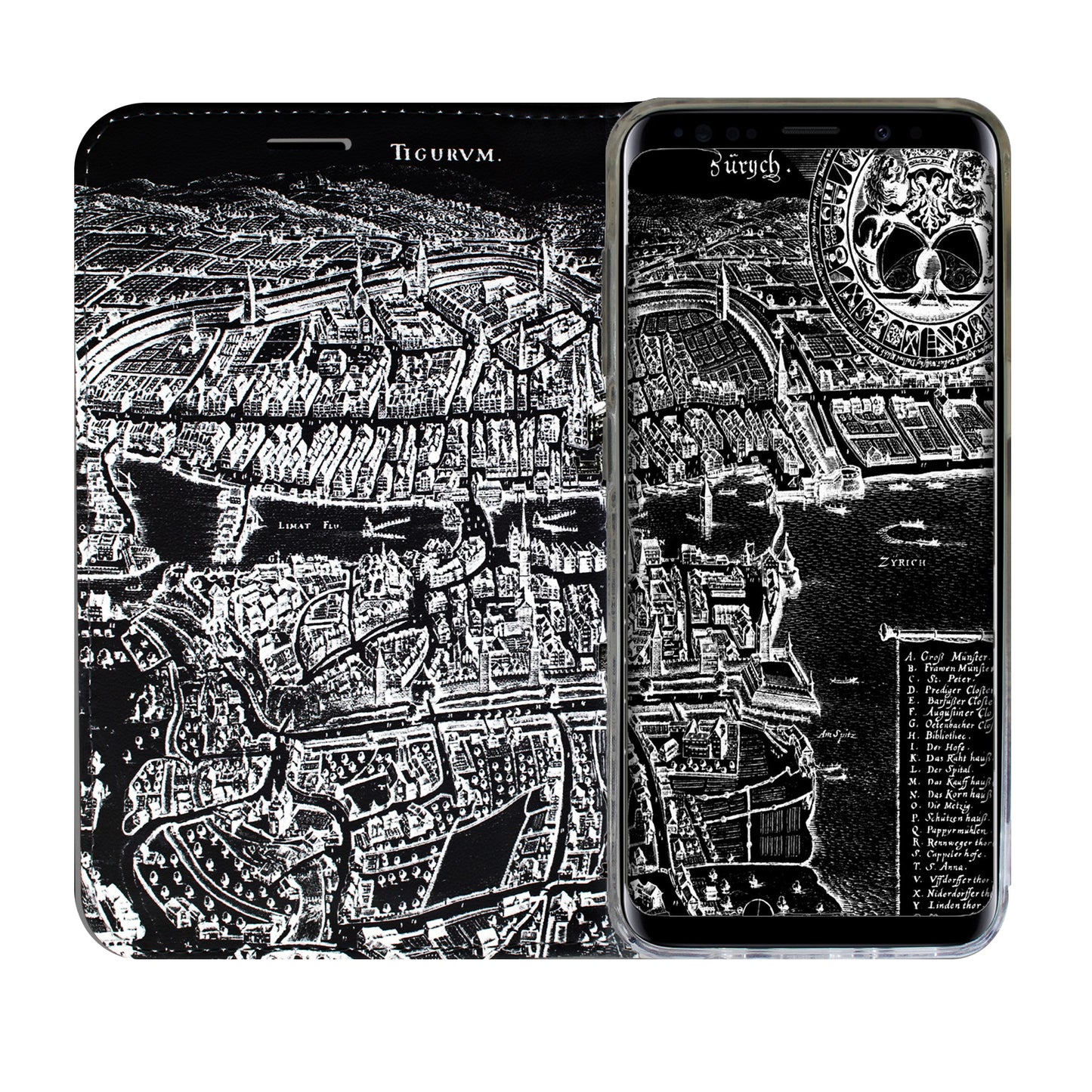 Zurich Merian Negativ Victor Case for the Samsung Galaxy S9