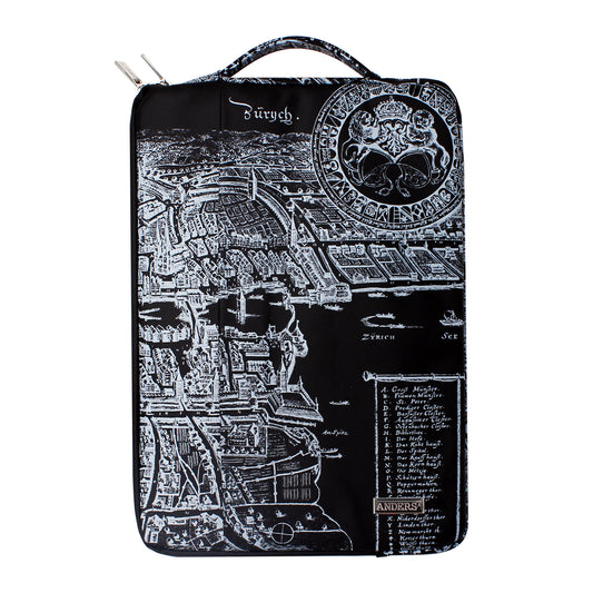 Zürich Merian Negativ Laptop Case