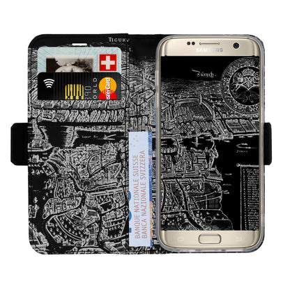 Zürich Merian Negativ Victor Case für das Samsung Galaxy S7