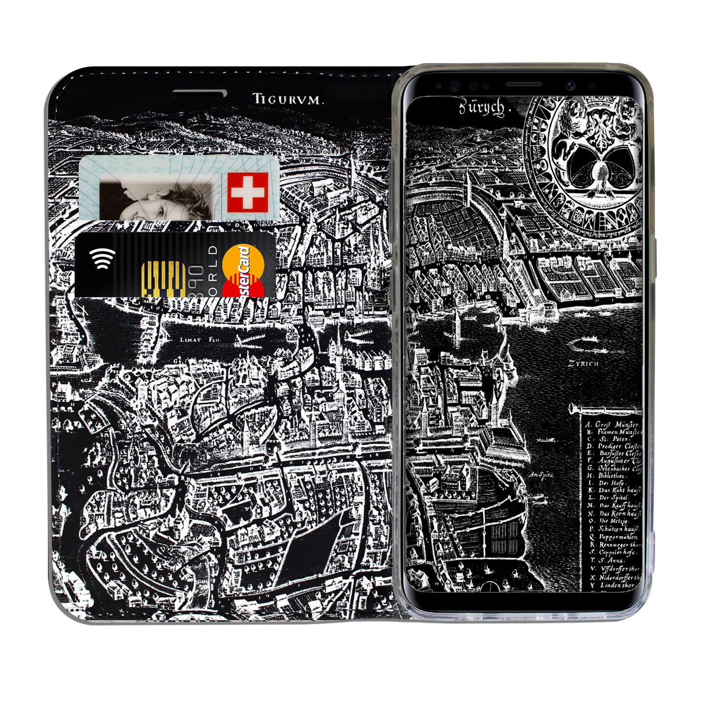 Zurich Merian Negativ Victor Case for the Samsung Galaxy S9