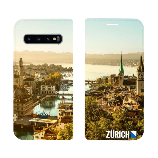Zurich City From Above Panorama Case for the Samsung Galaxy S10 Plus