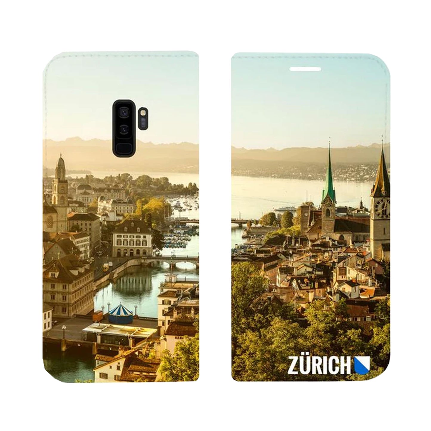 Zurich City From Above Panorama Case for the Samsung Galaxy S9 Plus