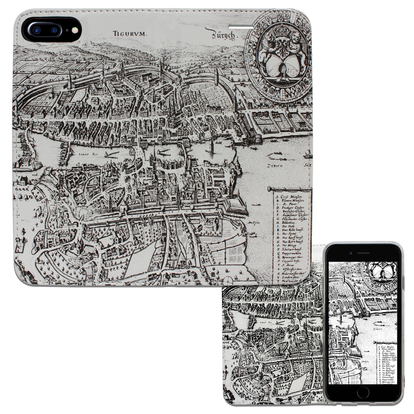Zurich Merian Panorama Case for the iPhone 6/6S/7/8 Plus