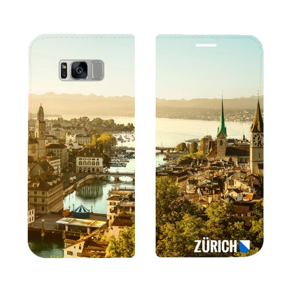 Zürich City von Oben Panorama Case für das Samsung Galaxy S8 Plus