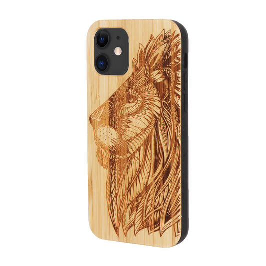 Lion Eden Case made with Bamboo for the iPhone 11