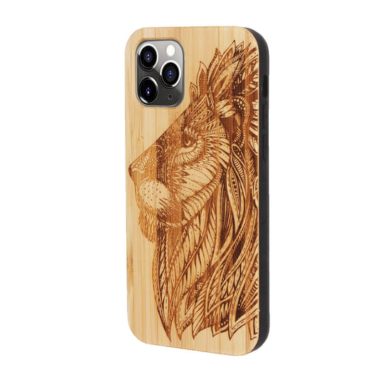 Lion Eden Case made with Bamboo for the iPhone 11 Pro Max