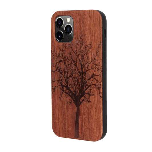 "Tree of Life" Eden Case made with Rosewood for the iPhone 11 Pro Max