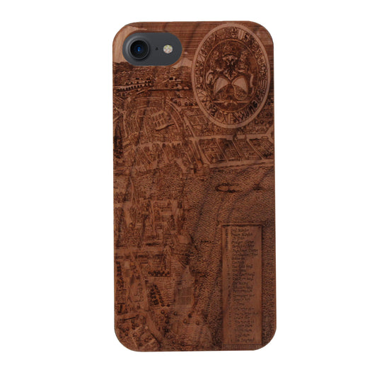 Zurich Merian Eden Case made with Cherry Wood for the iPhone 6/6S/7/8/SE 2020/SE 2022