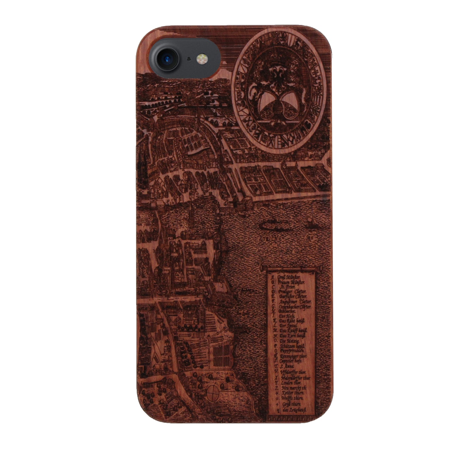 Zurich Merian Eden Case made with Rose Wood for the iPhone 6/6S/7/8/SE 2020/SE 2022