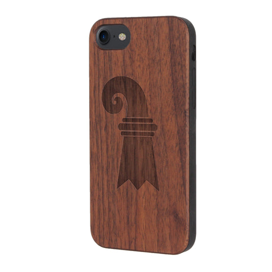 Baslerstab Eden Case made with Walnut Wood for the iPhone 6/6S/7/8/SE 2020/SE 2022