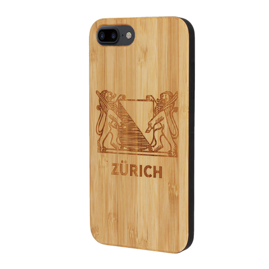 Zurich Coat of Arms Eden Case made with Bamboo for the iPhone 6/6S/7/8 Plus