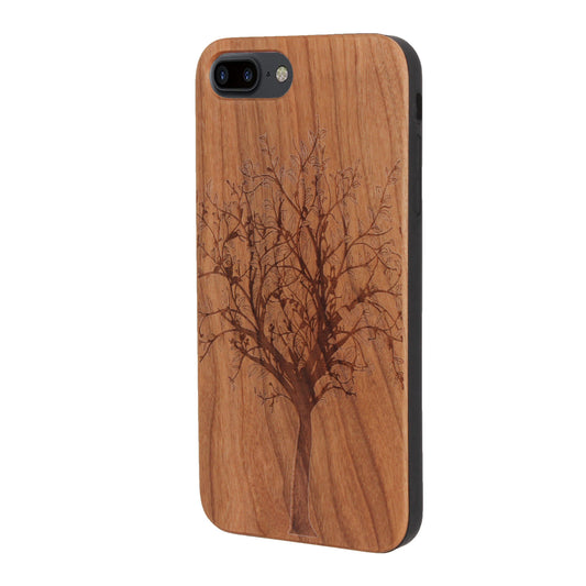 "Tree of Life" Eden Case made with Cherry Wood for the iPhone 6/6S/7/8 Plus