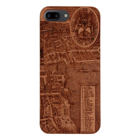Zurich Merian Eden Case made with Cherry Wood for the iPhone 7/8 Plus