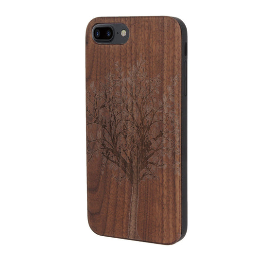 "Tree of Life" Eden Case made with Walnut Wood for the iPhone 6/6S/7/8 Plus