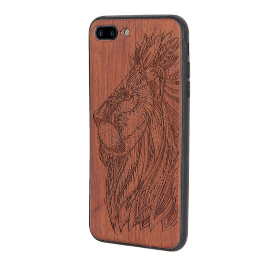 Lion Eden Case made with Rose Wood for the iPhone 6/6S/7/8 Plus