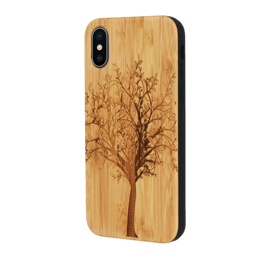"Tree of Life" Eden Case made with Bamboo for the iPhone X / XS