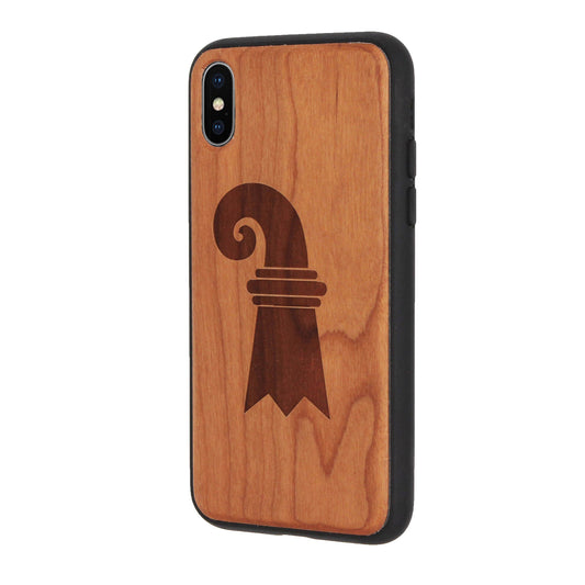 Baslerstab Eden Case made with Cherry Wood for the iPhone X / XS