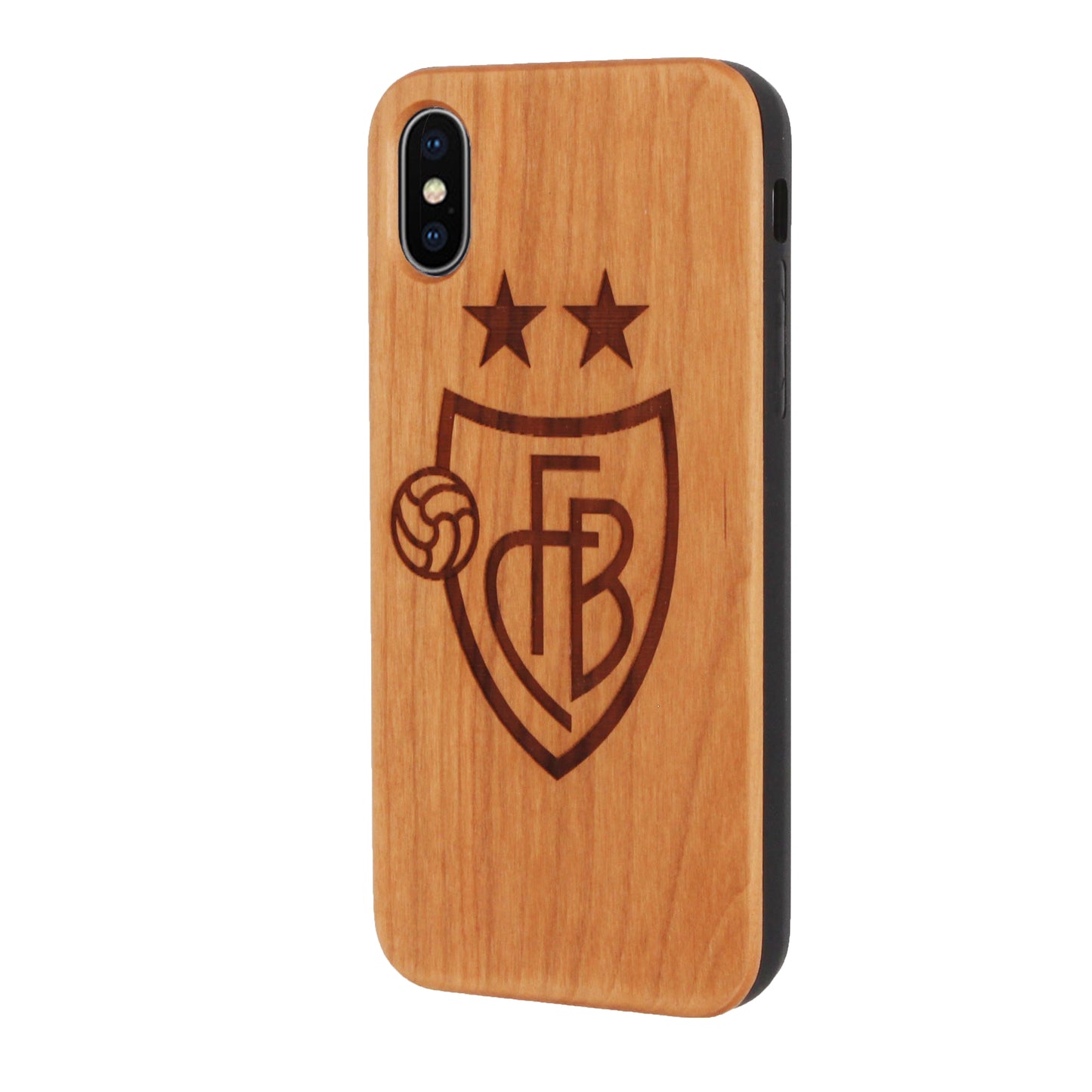 FC Basel Eden Case made with Cherry Wood for the iPhone XS Max