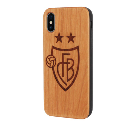 FC Basel Eden Case made with Cherry Wood for the iPhone XS Max