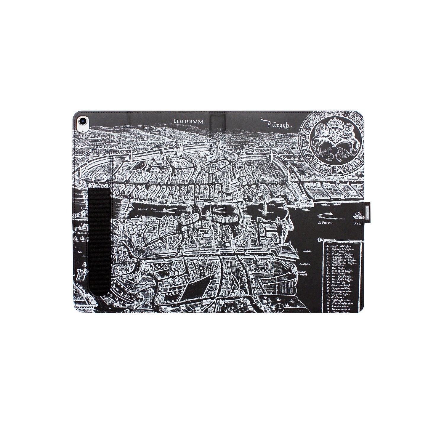 iPad 10.2/10.5/iPad 2019/iPad 2020/iPad Pro 10.5/iPad Air 3 Zurich Merian Negative Case
