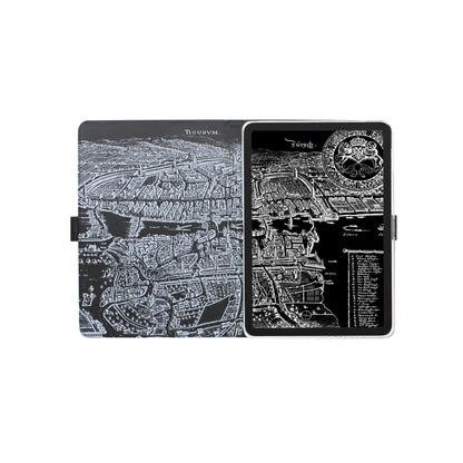 iPad 10.2/10.5/iPad 2019/iPad 2020/iPad Pro 10.5/iPad Air 3 Zurich Merian Negative Case