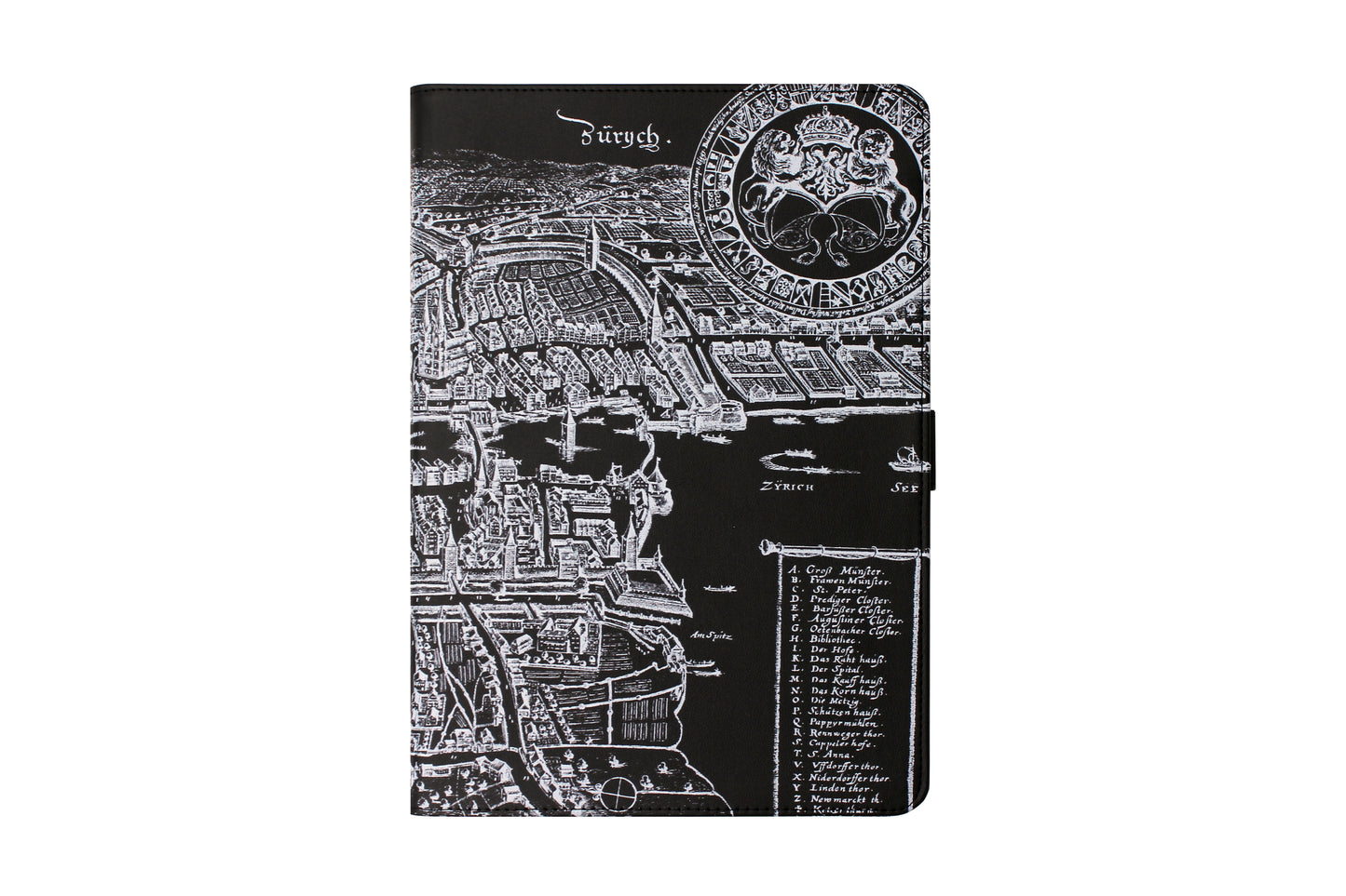 iPad 10.2/10.5/iPad 2019/iPad 2020/iPad Pro 10.5/iPad Air 3 Zurich Merian Negative Case