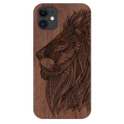Lion Eden Case made with Walnut Wood for the iPhone 12 Mini