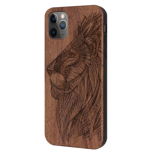 Lion Eden Case made with Walnut Wood for the iPhone 11 Pro