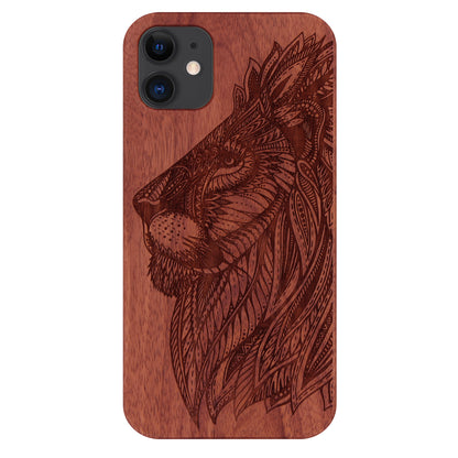 Löwen Eden Case aus Rosenholz für das iPhone 11