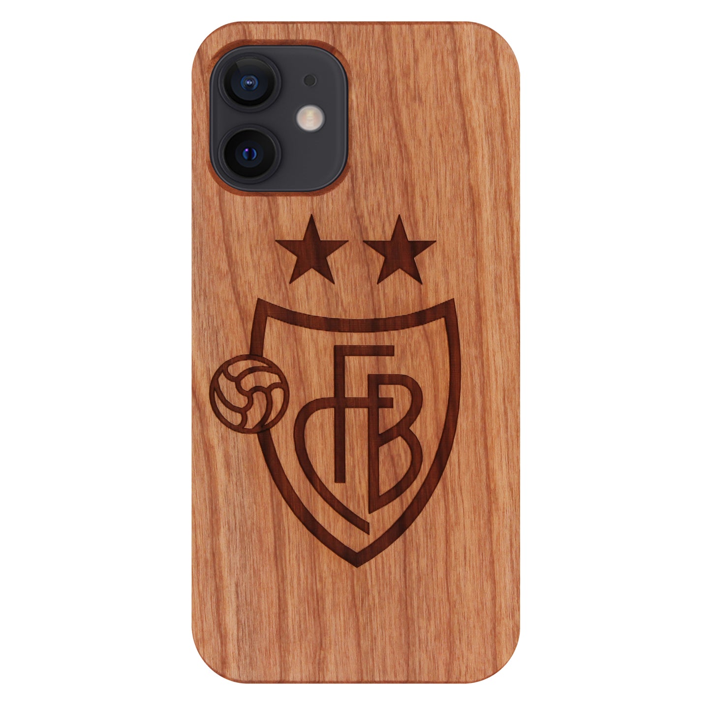 FC Basel Eden Case made with Cherry Wood for the iPhone 12 Mini