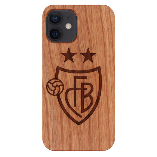 FC Basel Eden Case made with Cherry Wood for the iPhone 12 Mini